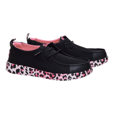 Wendy Work CE Leopard - Black/Pink Leopard