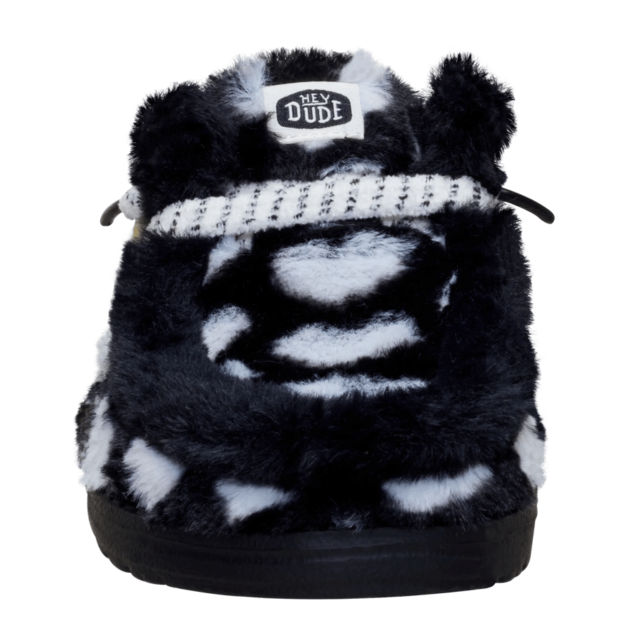 Wendy Slipper Hearts - Black/White - 5