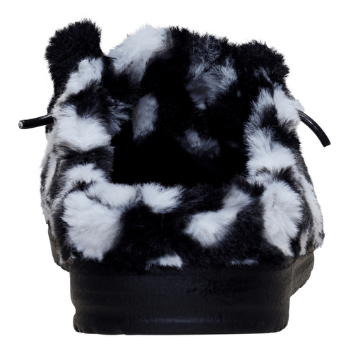 Wendy Slipper Hearts - Black/White - 6